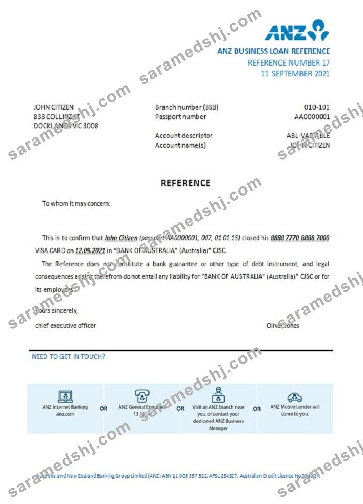 Australia_ ANZ bank_closure reference